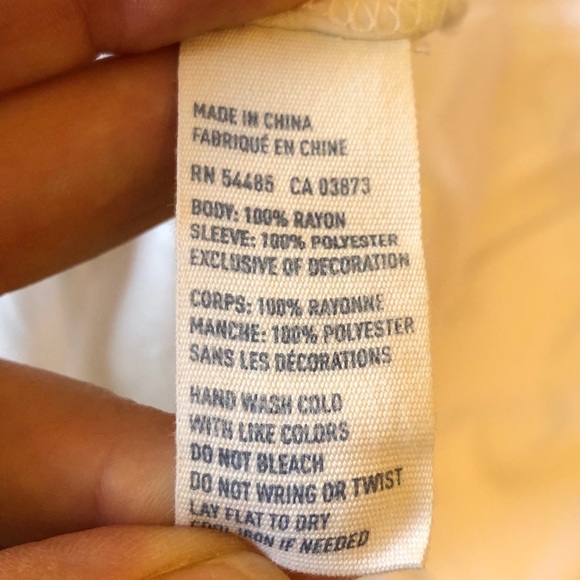 D7 American Eagle Outfitters White Blouse Sm - Picture 6 of 6